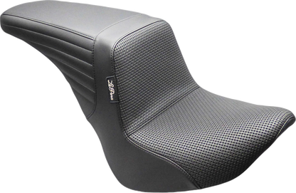 LE PERA Kickflip Up Front Seat - Basketweave - Black - FL/FX '18-'25 LYU-590BW