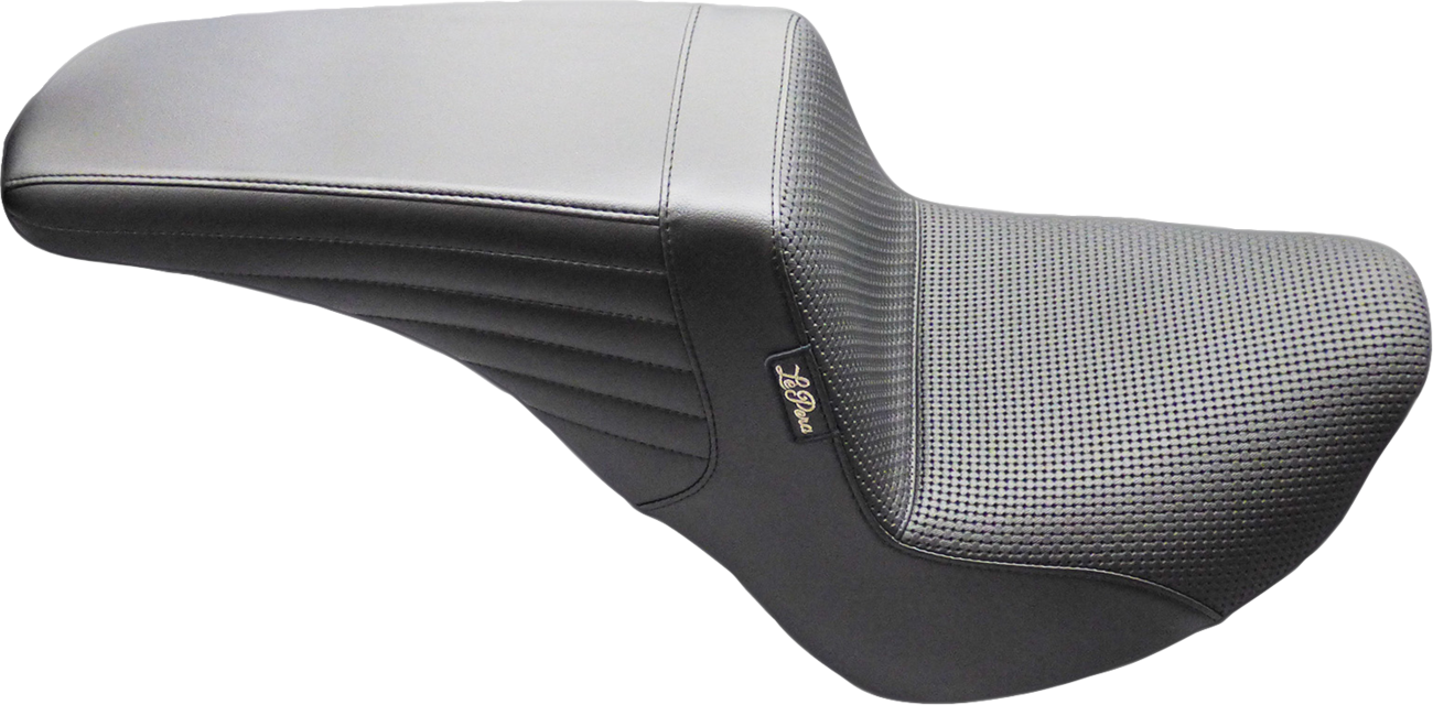 LE PERA Kickflip Up Front Seat - Basketweave - Black - FL/FX '18-'25 LYU-590BW