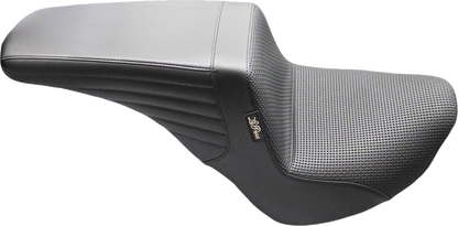 LE PERA Kickflip Up Front Seat - Basketweave - Black - FL/FX '18-'25 LYU-590BW