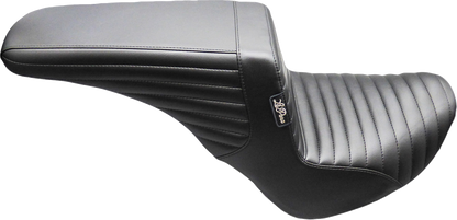 LE PERA Kickflip Up Front Seat - Pleated - Black - FL/FX '18-'25 LYU-590PT