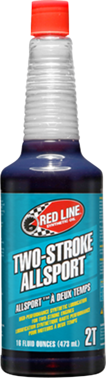 RED LINE SYNTHETIC OIL 2-Stroke All Sport Oil - 16 US fl oz. 40803