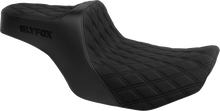 SLYFOX High Noon Seat - Double Diamond - Black Logo - Black Stitch - FLH/FLT '23-'25 4704C-SlyFox