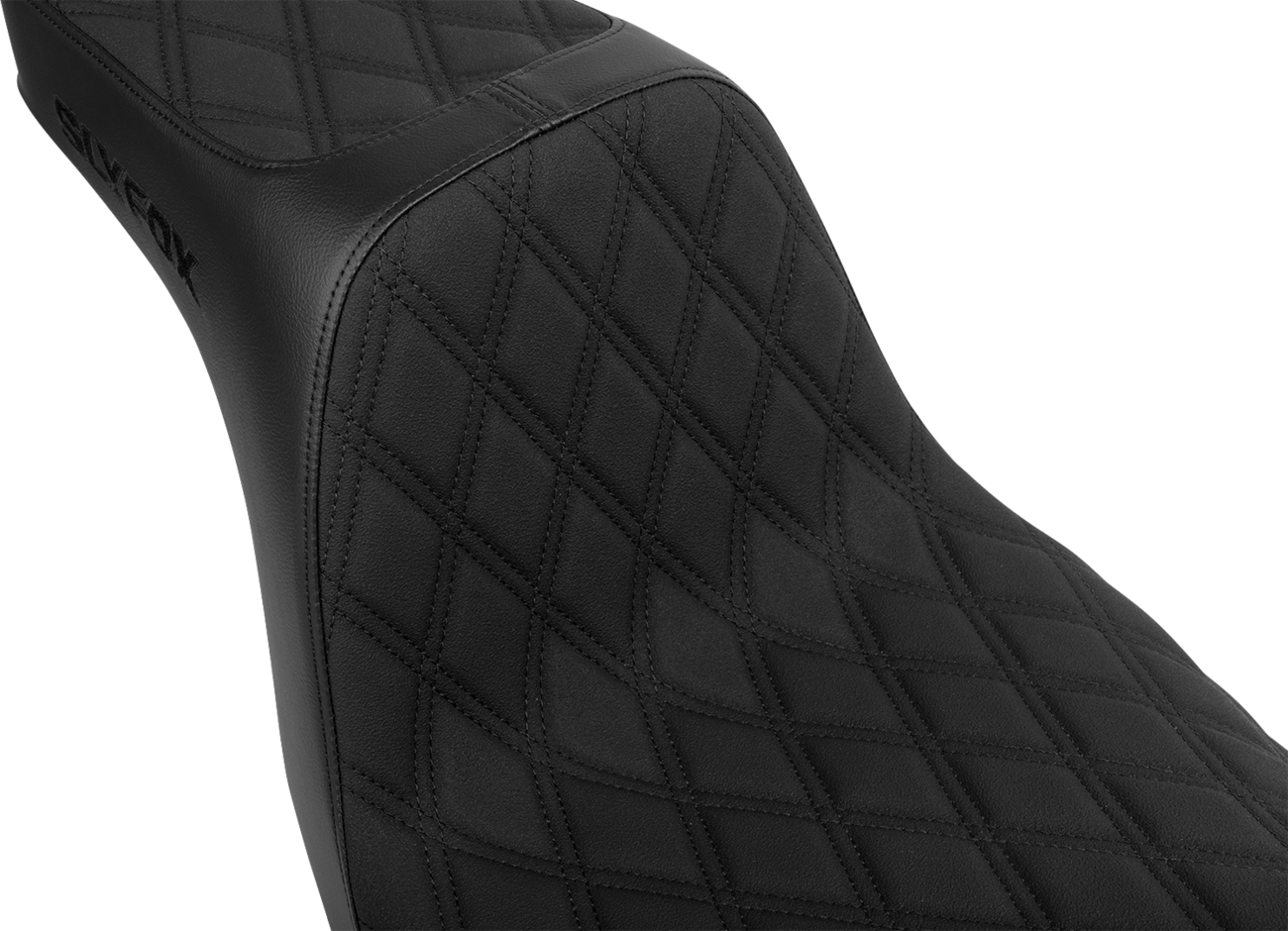 SLYFOX High Noon Seat - Double Diamond - Black Logo - Black Stitch - FL/FX '18-'25 4701C-SlyFox