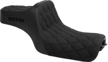 SLYFOX High Noon Seat - Double Diamond - Black Logo - Black Stitch - XL '04-'22 4709C-SlyFox