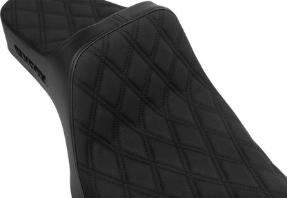 SLYFOX High Noon Seat - Double Diamond - Black Logo - Black Stitch - XL '04-'22 4709C-SlyFox