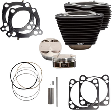 S&S CYCLE Cylinder Kit - 131" Stroker Cylinder - Wrinkle Black w/o Highlights - M8 910-0763A