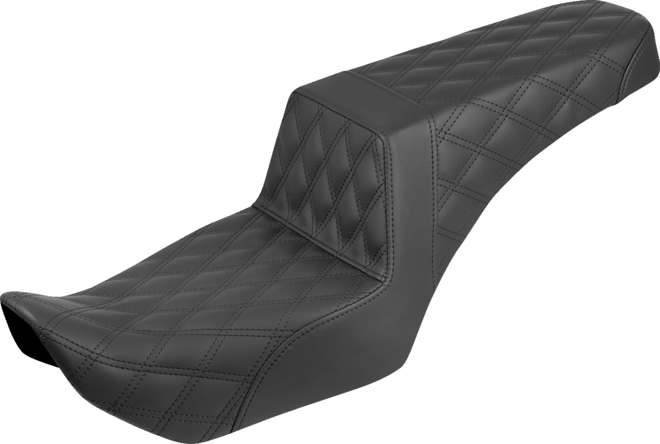 SADDLEMEN Step-Up Seat - Full Lattice Stitch - Nightster '22-'25 822-11-175