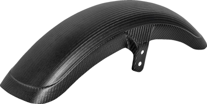 SADDLEMEN Front Fender - Carbon Fiber/Matte - Softail/Dyna CF-8-0002M
