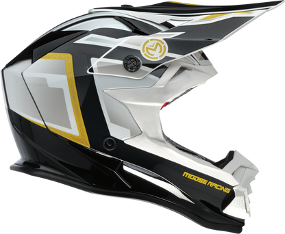 MOOSE OFFROAD MR3 Helmet - F.A.F. - White/Black/Gold - 2XL 0110-8932