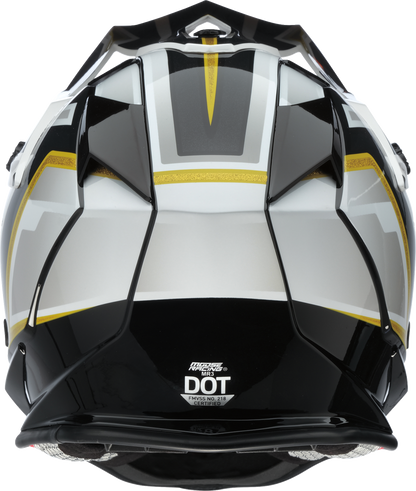 MOOSE OFFROAD MR3 Helmet - F.A.F. - White/Black/Gold - XL 0110-8931