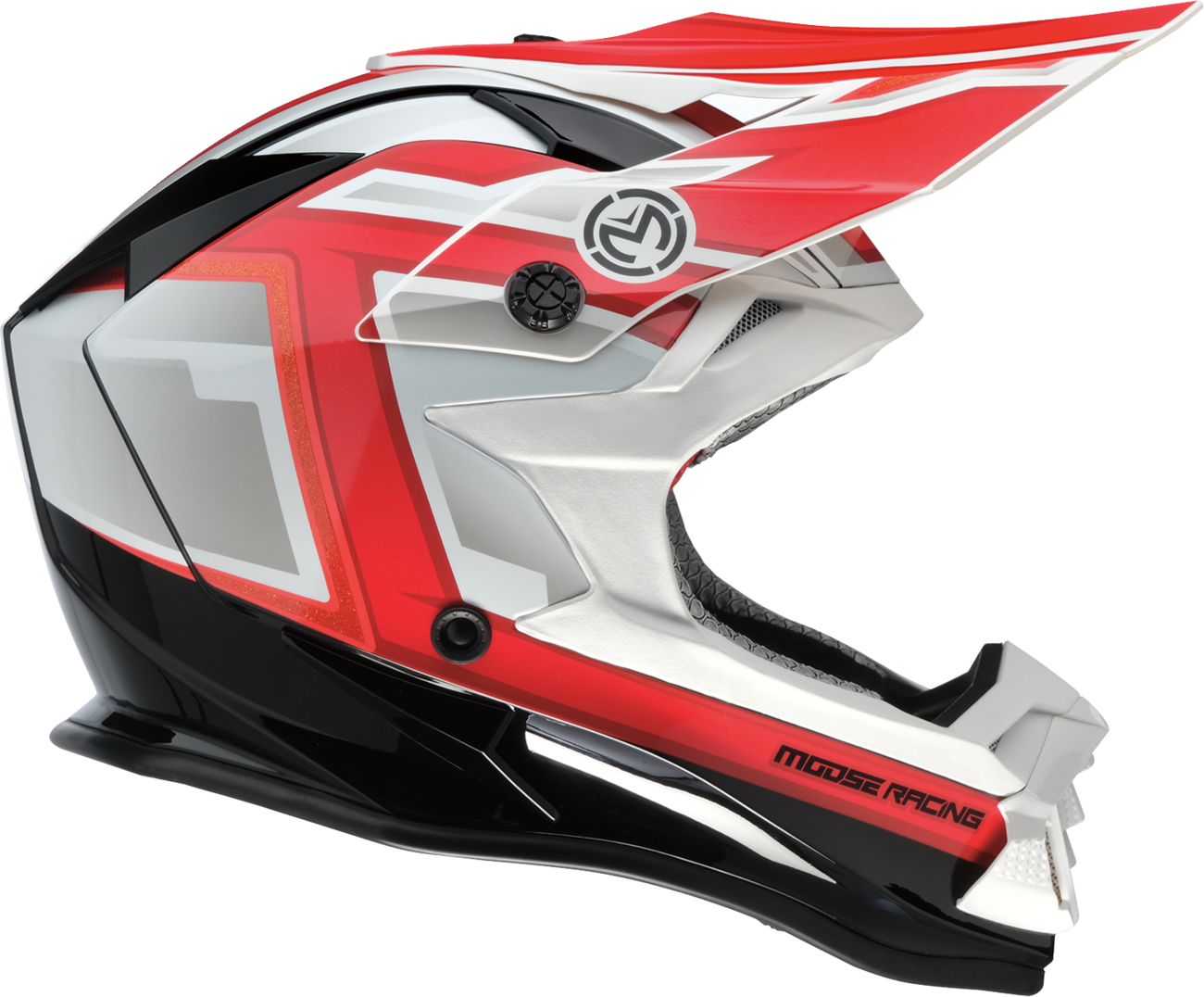 MOOSE OFFROAD MR3 Helmet - F.A.F. - White/Black/Red - XL 0110-8939