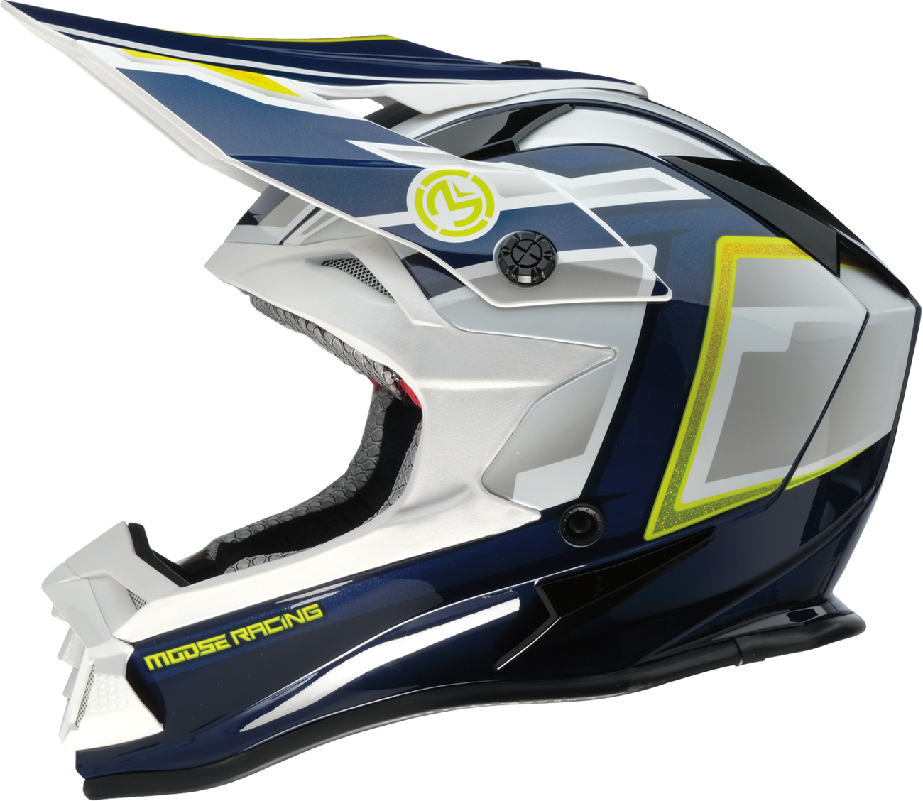 MOOSE OFFROAD MR3 Helmet - F.A.F. - White/Navy/Green - Medium 0110-8944