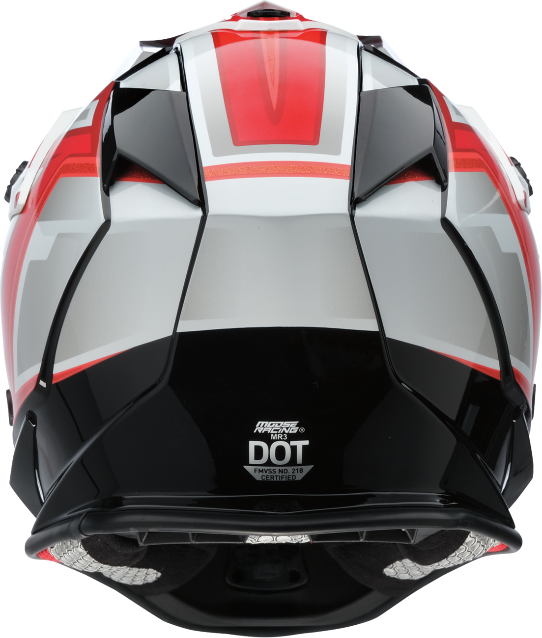 MOOSE OFFROAD MR3 Helmet - F.A.F. - White/Black/Red - XL 0110-8939