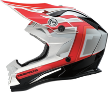 MOOSE OFFROAD MR3 Helmet - F.A.F. - White/Black/Red - Large 0110-8935