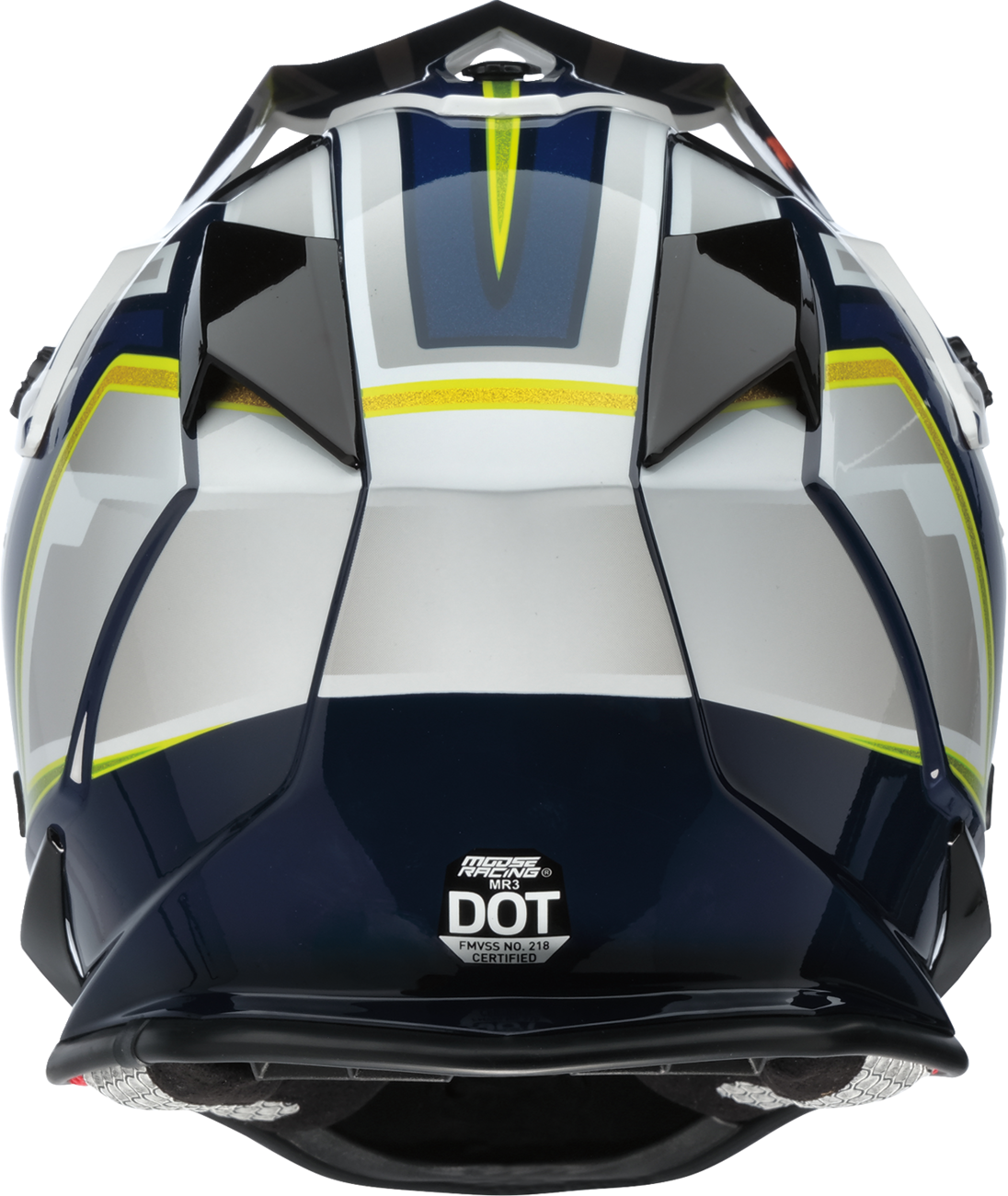 MOOSE OFFROAD MR3 Helmet - F.A.F. - White/Navy/Green - Medium 0110-8944