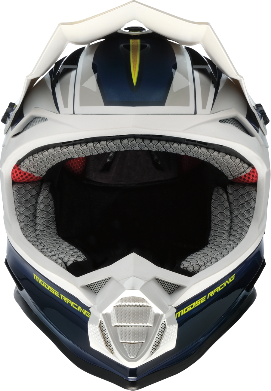 MOOSE OFFROAD MR3 Helmet - F.A.F. - White/Navy/Green - XL 0110-8946