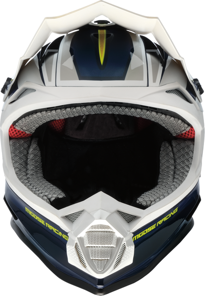 MOOSE OFFROAD MR3 Helmet - F.A.F. - White/Navy/Green - XL 0110-8946