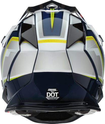 MOOSE OFFROAD MR3 Helmet - F.A.F. - White/Navy/Green - 2XL 0110-8947