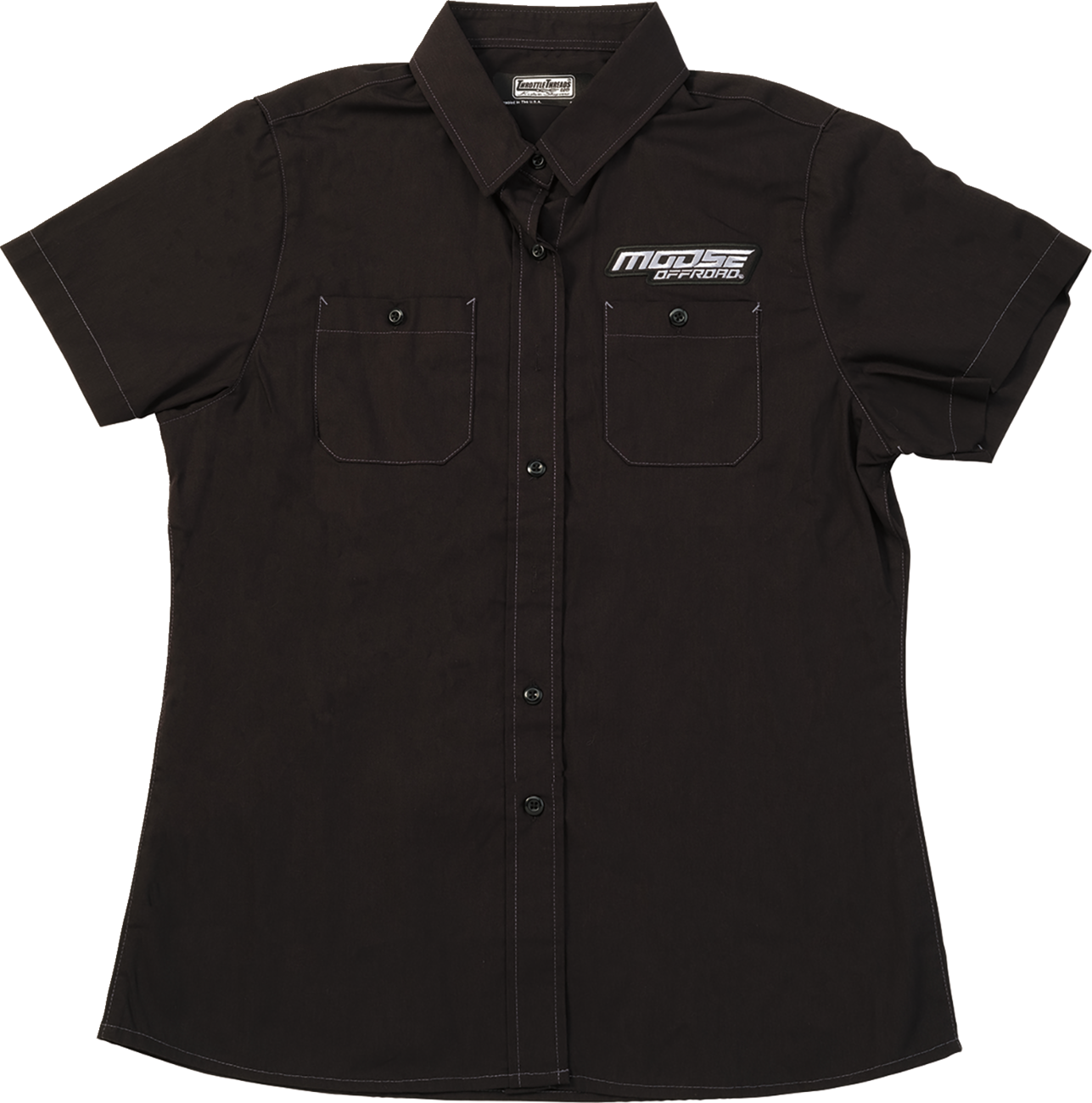 MOOSE OFFROAD Women's Moose Offroad Shop Shirt - Black - 3XL MRS01S7BCH3R