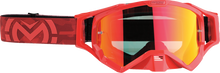 MOOSE OFFROAD XCR Goggle - Red - Red Mirror Lens 2601-3162