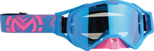 MOOSE OFFROAD XCR Goggle - Blue/Pink - Blue Mirror Lens 2601-3163