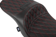 DRAG SPECIALTIES SEATS Forward Position Freedom Seat - Vinyl - Red Double Diamond Stitch - FLH/FLT '23-'25 4715D