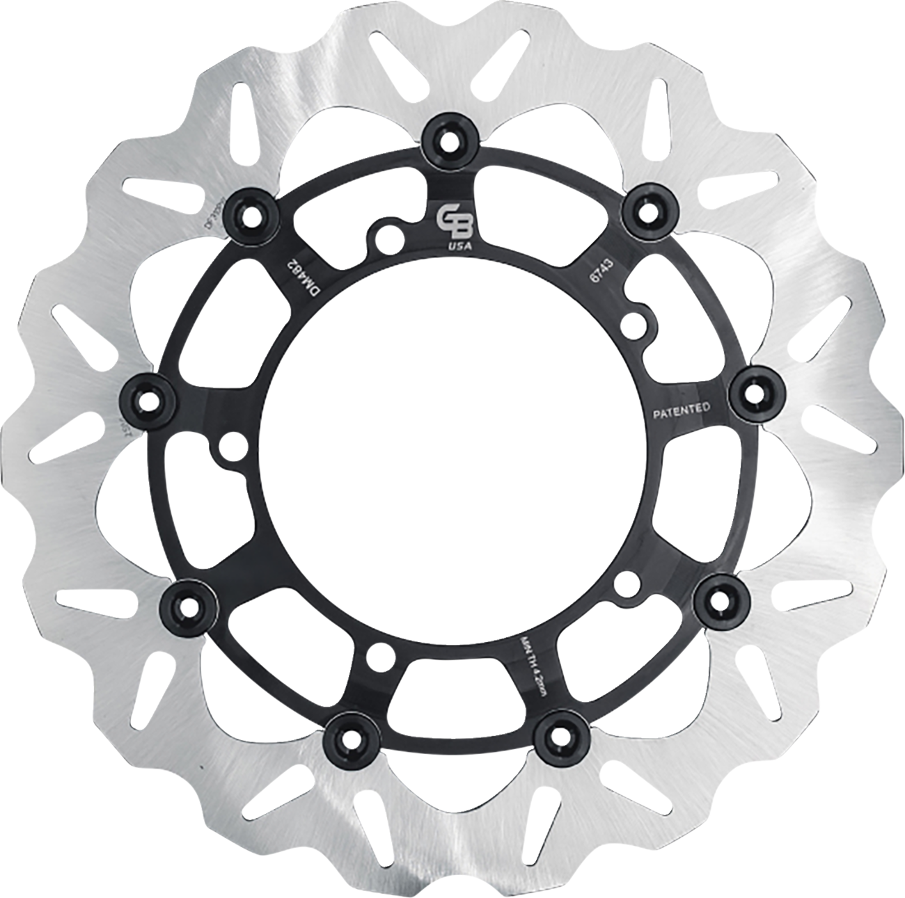GBRAKES Brake Rotor - Front GBDU042