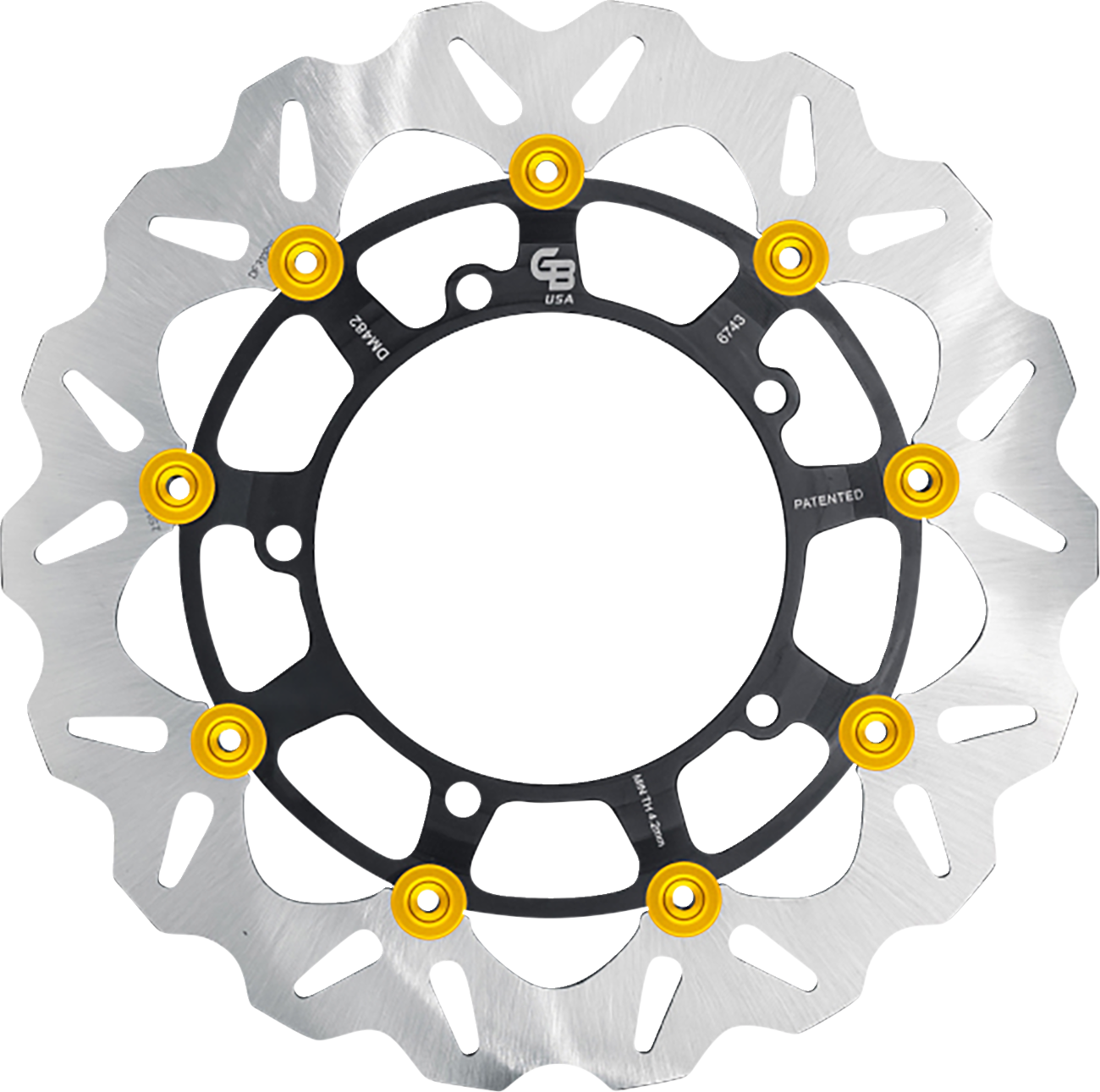 GBRAKES Brake Rotor - Front GBDU042