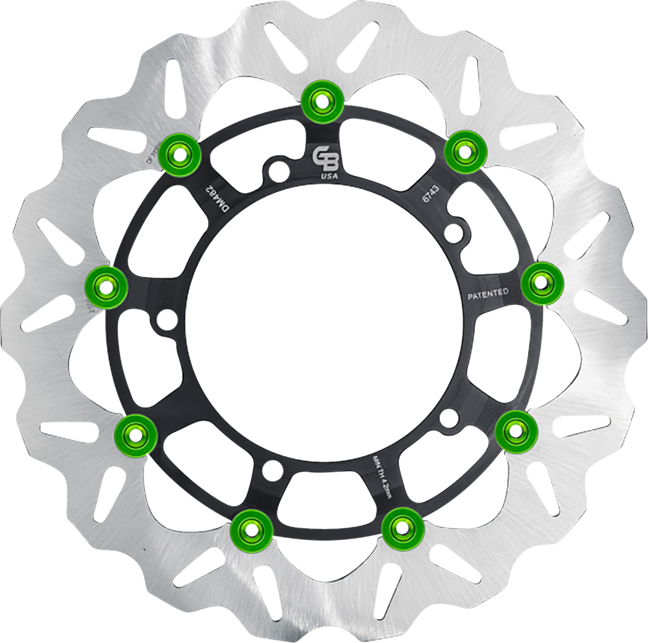 GBRAKES Brake Rotor - Front GBDU042