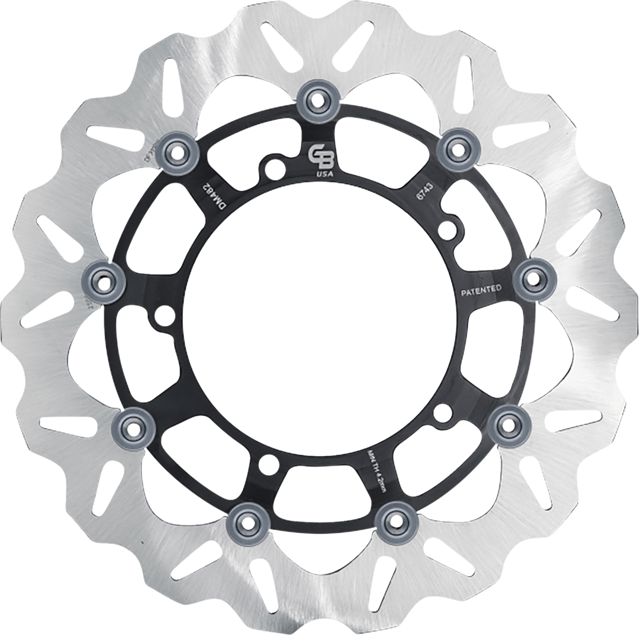 GBRAKES Brake Rotor - Front GBDU042