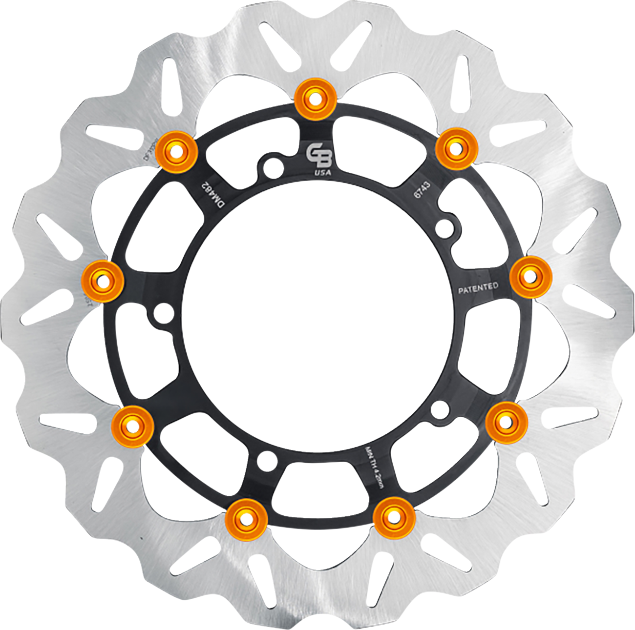 GBRAKES Brake Rotor - Front GBDU042