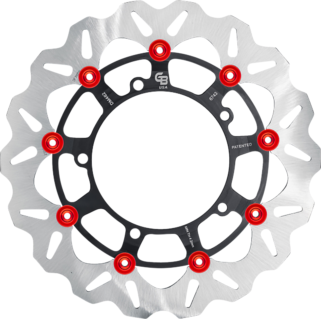 GBRAKES Brake Rotor - Front GBDU042