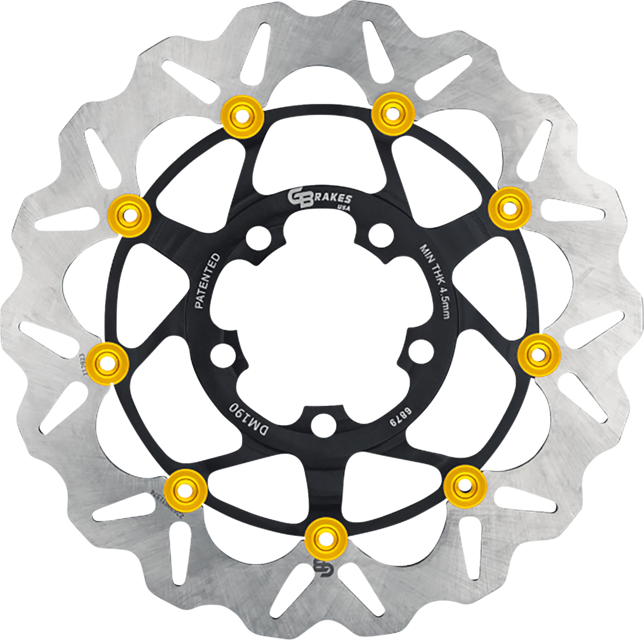 GBRAKES Brake Rotor - Front GBDU040
