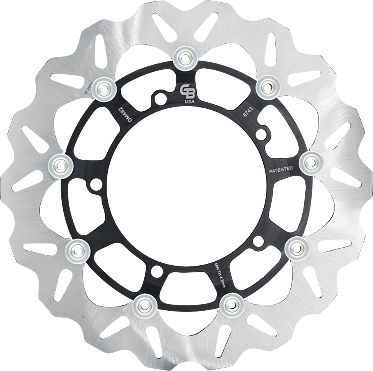 GBRAKES Brake Rotor - Front GBDU042