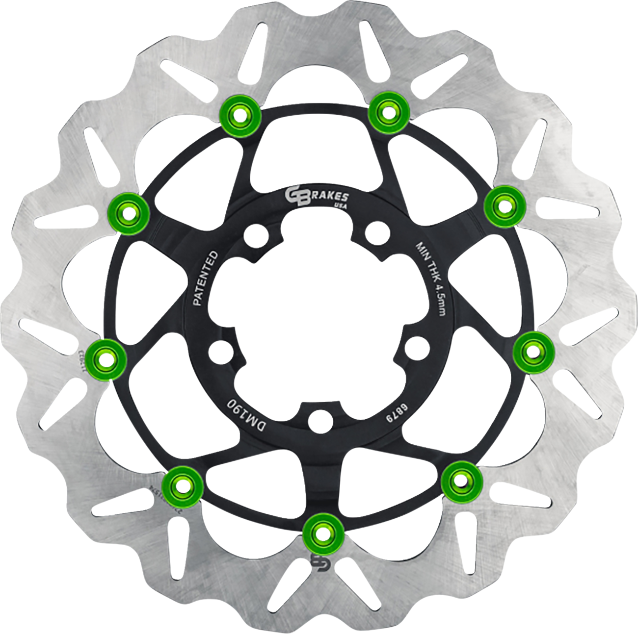 GBRAKES Brake Rotor - Front GBDU040