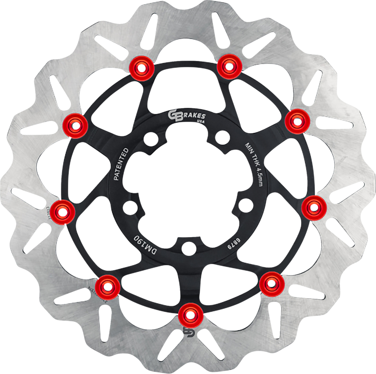 GBRAKES Brake Rotor - Front GBDU040