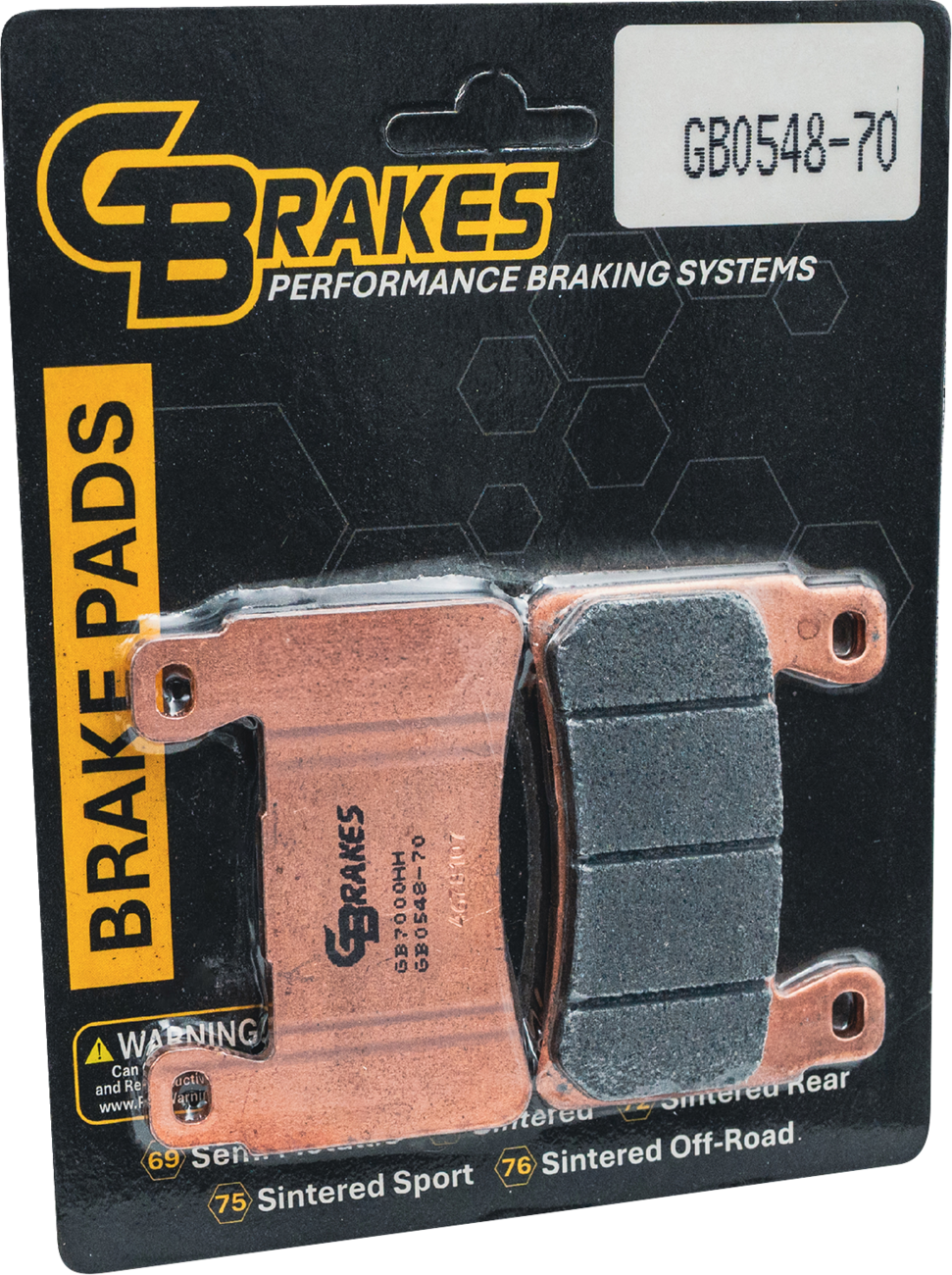 GBRAKES Brake Pads - Sintered - Front GB0548-70