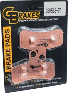 GBRAKES Brake Pads - Sintered - Front GB0588-70