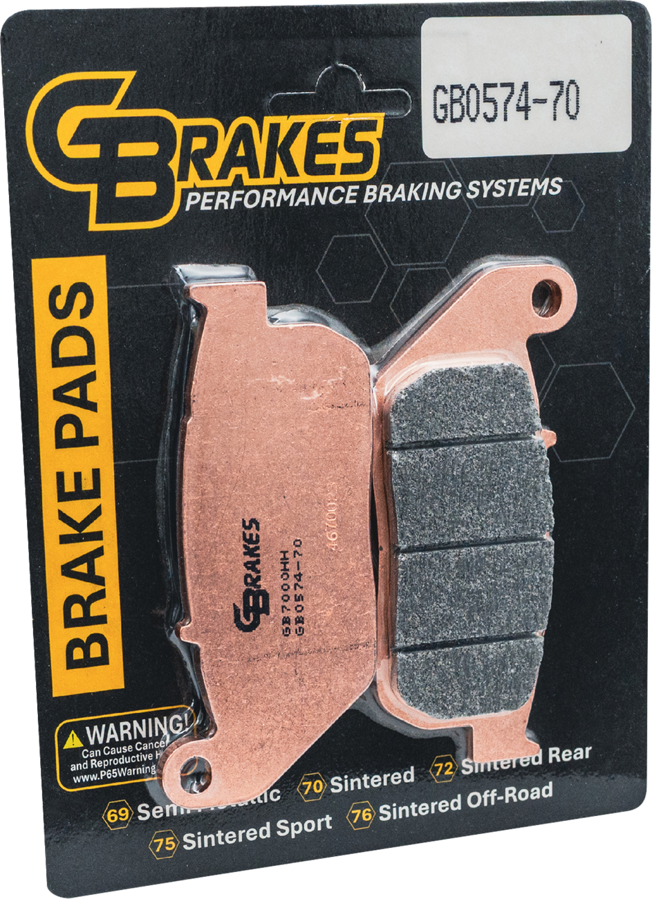 GBRAKES Brake Pads - Sintered - Front GB0574-70