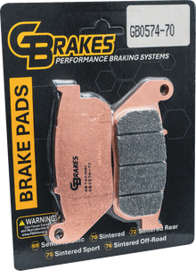 GBRAKES Brake Pads - Sintered - Front GB0574-70