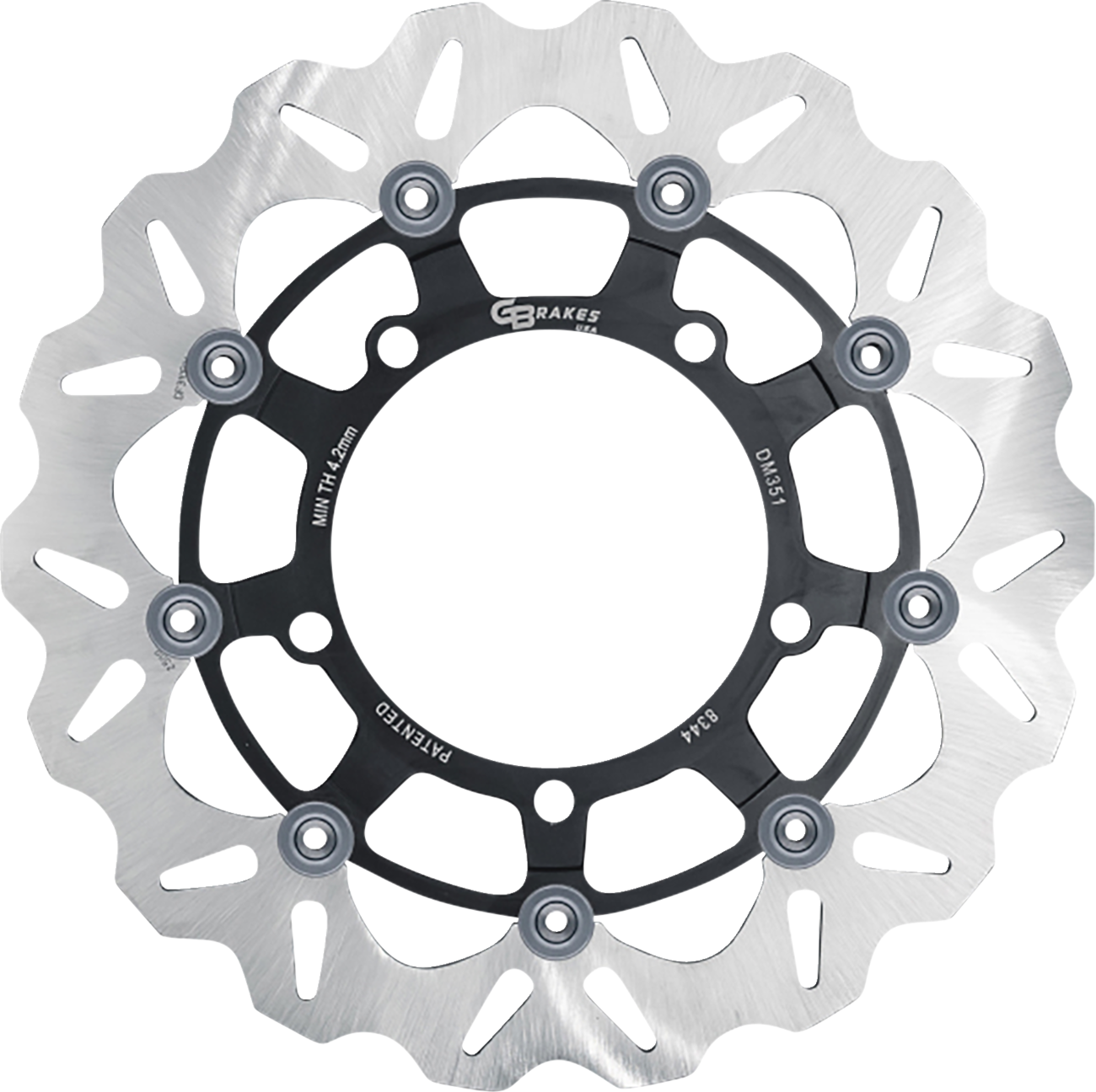 GBRAKES Brake Rotor - Front GBDU038