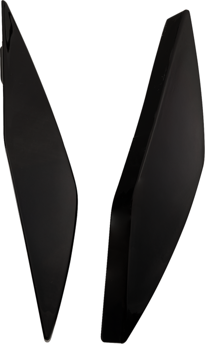 ICON Ultraflite™ Side Covers - Gloss Black 0133-1710