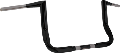 KHROME WERKS Buck-50 Handlebar - FLH - 10" - Black 310710