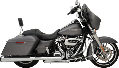 KHROME WERKS 2-into-1-into-2 Dominator-SR Exhaust System - Chrome - Without End Caps - M8 Touring 200400A-SR
