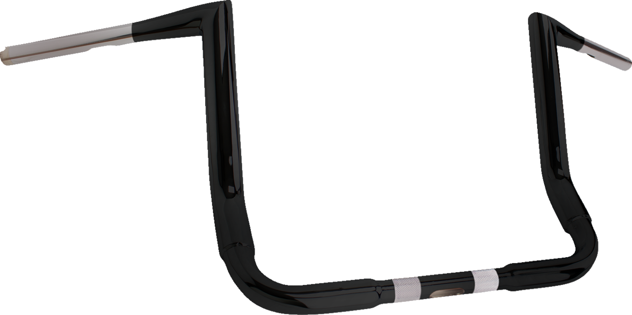 KHROME WERKS Buck-50 Handlebar - FLH - 12" - Black 310712