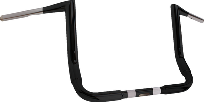 KHROME WERKS Buck-50 Handlebar - FLH - 12" - Black 310712