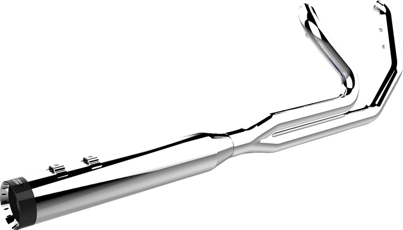 KHROME WERKS 2-into-1 Outlaw-SR Exhaust System - Chrome - Without End Cap - M8 Touring 200770-SR