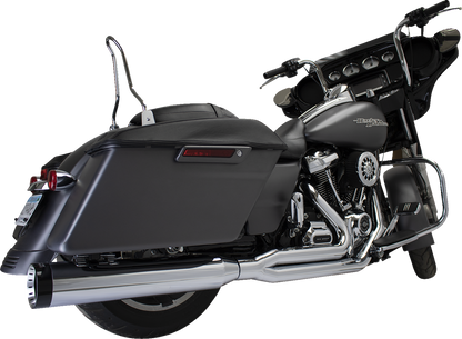 KHROME WERKS 2-into-1 Outlaw-SR Exhaust System - Chrome - Without End Cap - M8 Touring 200770-SR