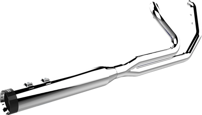 KHROME WERKS 2-into-1 Outlaw-SR Exhaust System - Chrome - Without End Cap - Twin Cam Touring 200780-SR