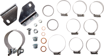 KHROME WERKS 2-into-1 Outlaw-SR Exhaust System - Black - Without End Cap - M8 Touring 200775-SR